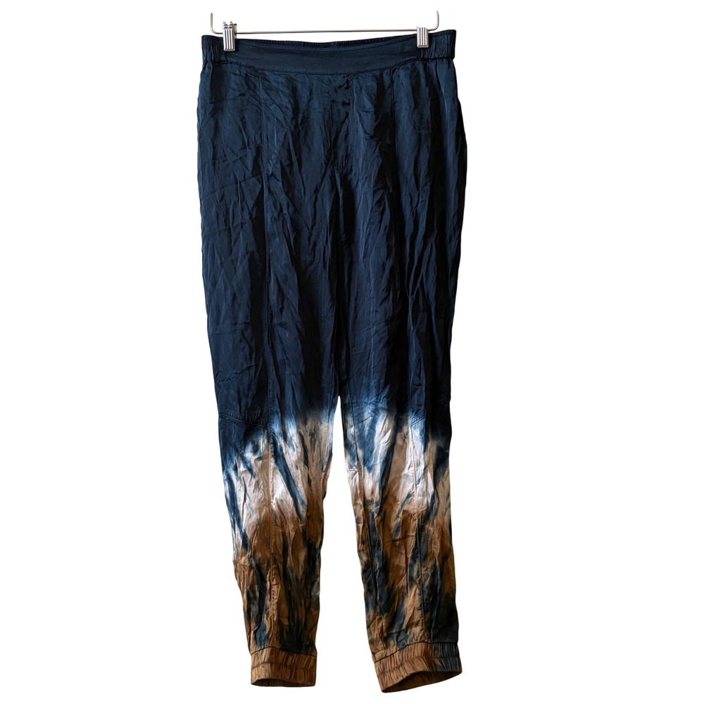 Young Fabulous & Broke Navy Blue Ombre Tie Dye Jogger Pants Large